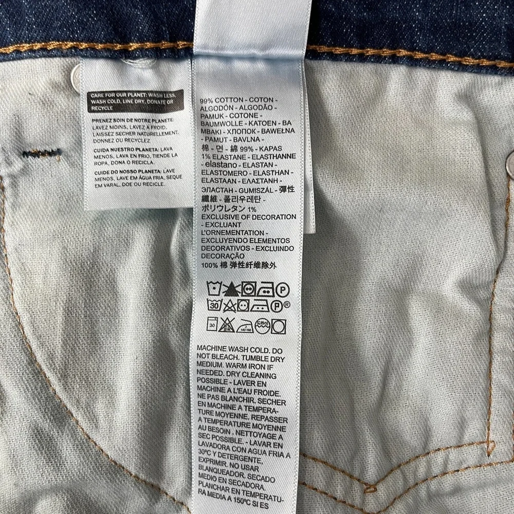 Levis 541 Jeans Men 40x30 Athletic Tapered Dark Wash Stretch Denim Casual Preppy